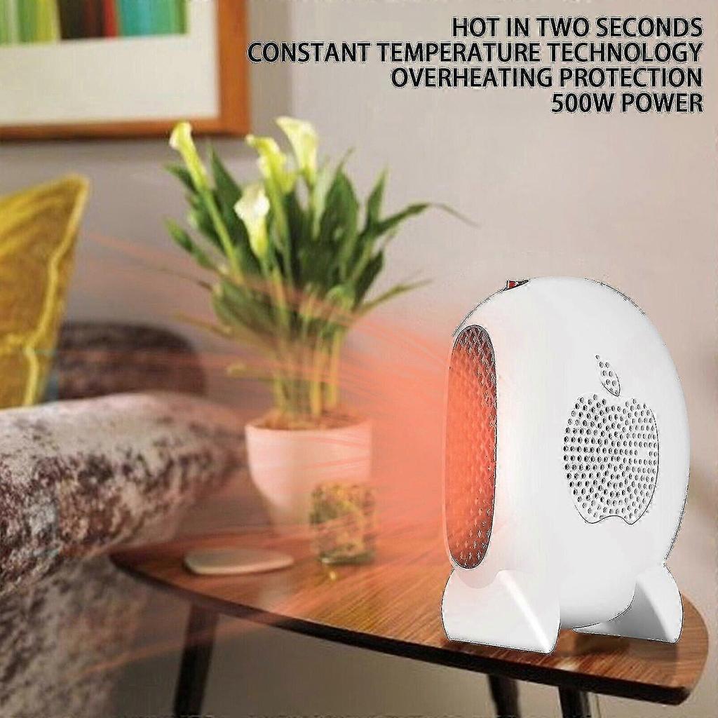 Space Heater Portable Usb Heater, Mini Desk Fan Heater Personal Small Electric Heater For Bedroom Office