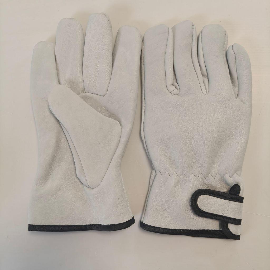 Soft Lambskin Welding Gloves - Protective Safety Gloves for Handling and Operations