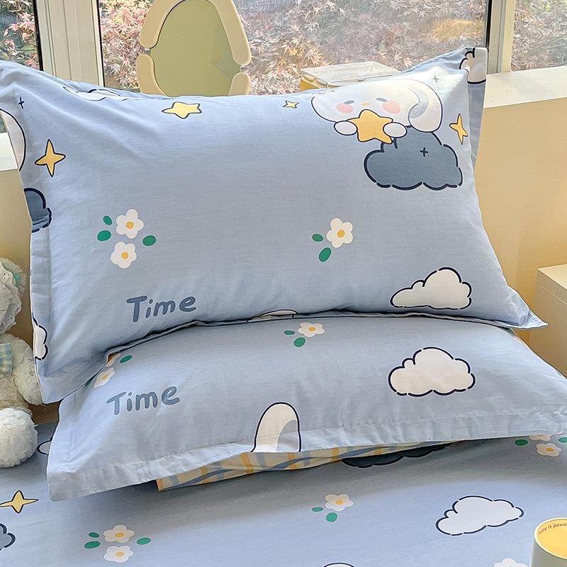 2025 New Style 100% Cotton Pillowcase Pair - 48x74cm Single Pack Pillow Cover