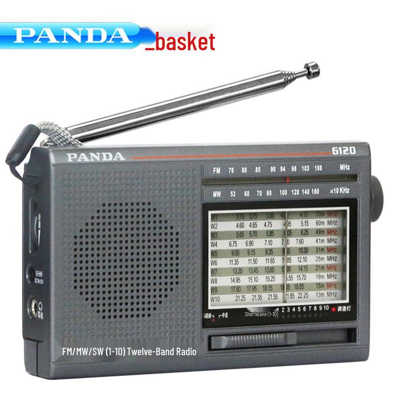 PANDA 6120 Vintage Full-Band Pocket Radio for Seniors, Pointer Type Semiconductor