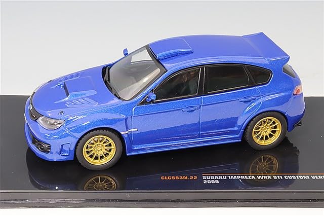 Ixo Scale Subaru Impreza WRX Sti 2009 Blue Custom 1/43