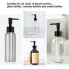 Reusable Soap Pump Heads Easy Installation Soap Dispenser Pump Plastic Texture Suitable for Various Neck Size Bottles