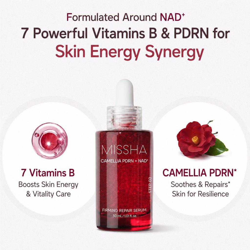 MISSHA PDRN NAD+ Firming Repair Serum 30ml  (3 Options)