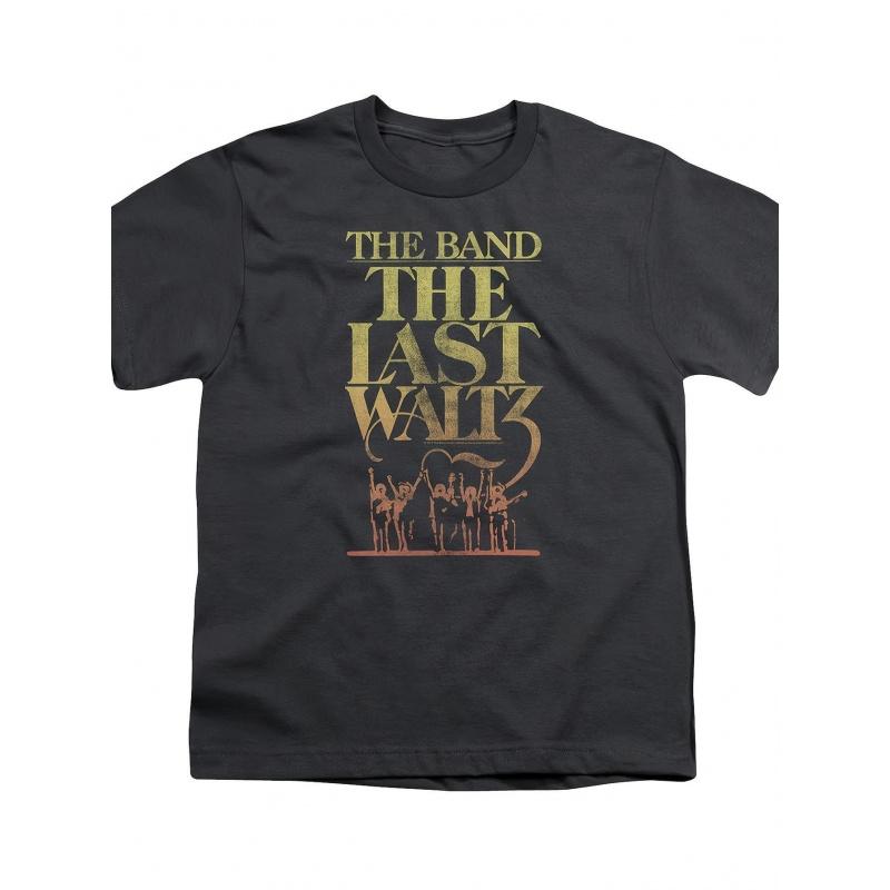 T-shirt Grafica Vintage Uomo Pesante 100% Cotone The Band The Last Waltz - Maglietta Retro Concerto Rock con Membri della Band Musicisti & Titoli Canzoni -