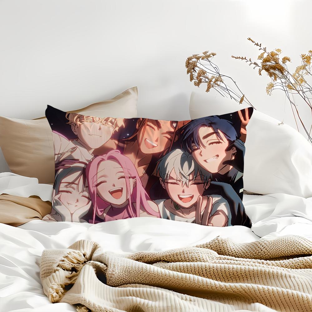 Anime Alien Stage Pillow Case Suitable For All Seasons Home Decoration Cushion Cover Suitable For Livingroom Bedroom Sofa