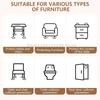 DIY Anti-slip Furniture Pads Mute Mats Bumper Damper Thick Non-Slip Pad Foot Cover Self Adhesive Table Chair Foot Protection Pad