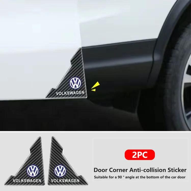 

VW GTI GOLF 2026 Hot For VW VOLKSWAGEN Car Carbon Fiber Door Corner Protection Decals Stickers Car Styling For Volkswagen VW GTI
