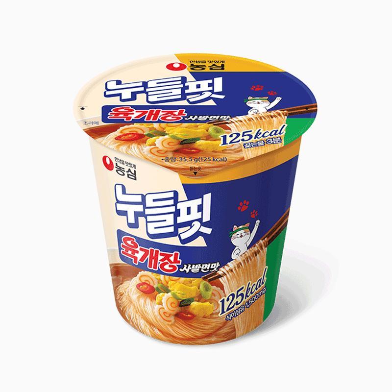 Nongshim Low Calorie With 1,500mg Dietary Fiber Noodle Cup 6 Flavors / Korean Noodle, Kfood, Authentic Korean Food