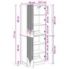 2 Piece Cabinet Set Reclaimed Wood Wood Based Material