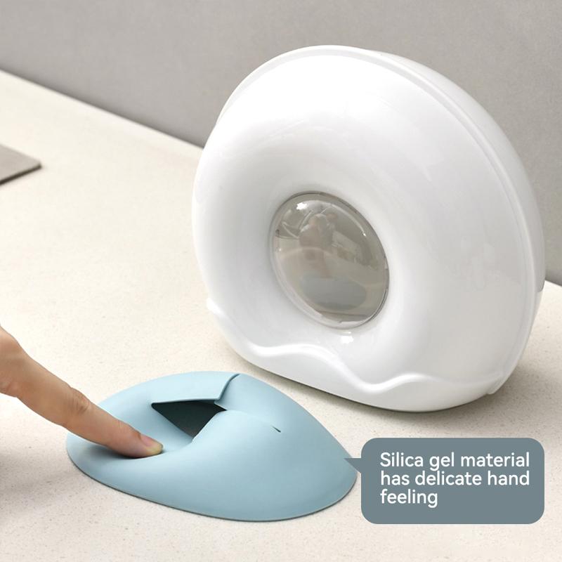 Wall-mounted Plastic Wrap Shower Storage Box Preferred Material Multifunctional Use Plastic Wrap Storage Box Plastic Wrap
