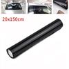 Windscreen Black Transparent Solar Film Anti-UV Sun Shade 20*150cm Replacement