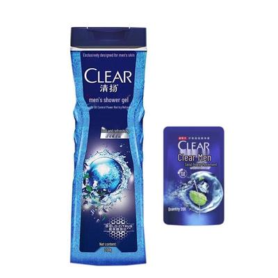 Clear Men Anti-Oil Cool Shower Gel & Shampoo Set