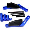 Motorcycle CNC Aluminum Engine Crash Guard Case Frame Sliders Protector Falling Protection Compatible with Yamaha MT09 FZ09 XSR900 TRACER (Blue)