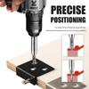 652F 7Pcs Woodworking Drill Bits Reaming Bits Hole Opener Hardware Tool Door Window