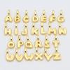 Gold-Plated Copper Alphabet Pendant Necklace & Bracelet - 26 Letters