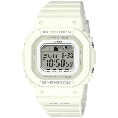 

Casio G-Shock G-LIDE Watch, GLX-S5600-7BJF, Women s, White, Made with Biomass Plastic