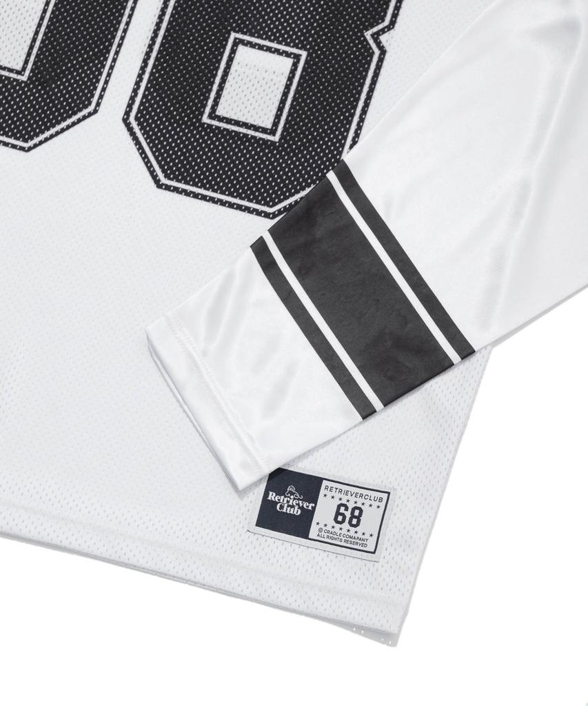 RETRIEVER CLUB 68 Long Football Jersey [White]