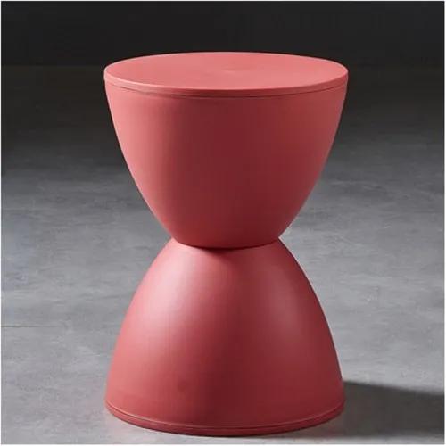 Plastikowy stołek stolik boczny kreatywny design klepsydra stolik nocny modne buty do zmiany okrągły pomost meble domowe