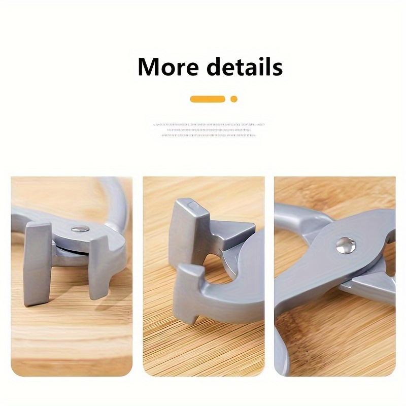 1 pezzo Clip per Teglia da Pizza in Alluminio, Clip per Piastra di Ferro Resistente alle Alte Temperature, Utensile da Cucina Anti Scottatura, Accessorio Portapentole Durevole