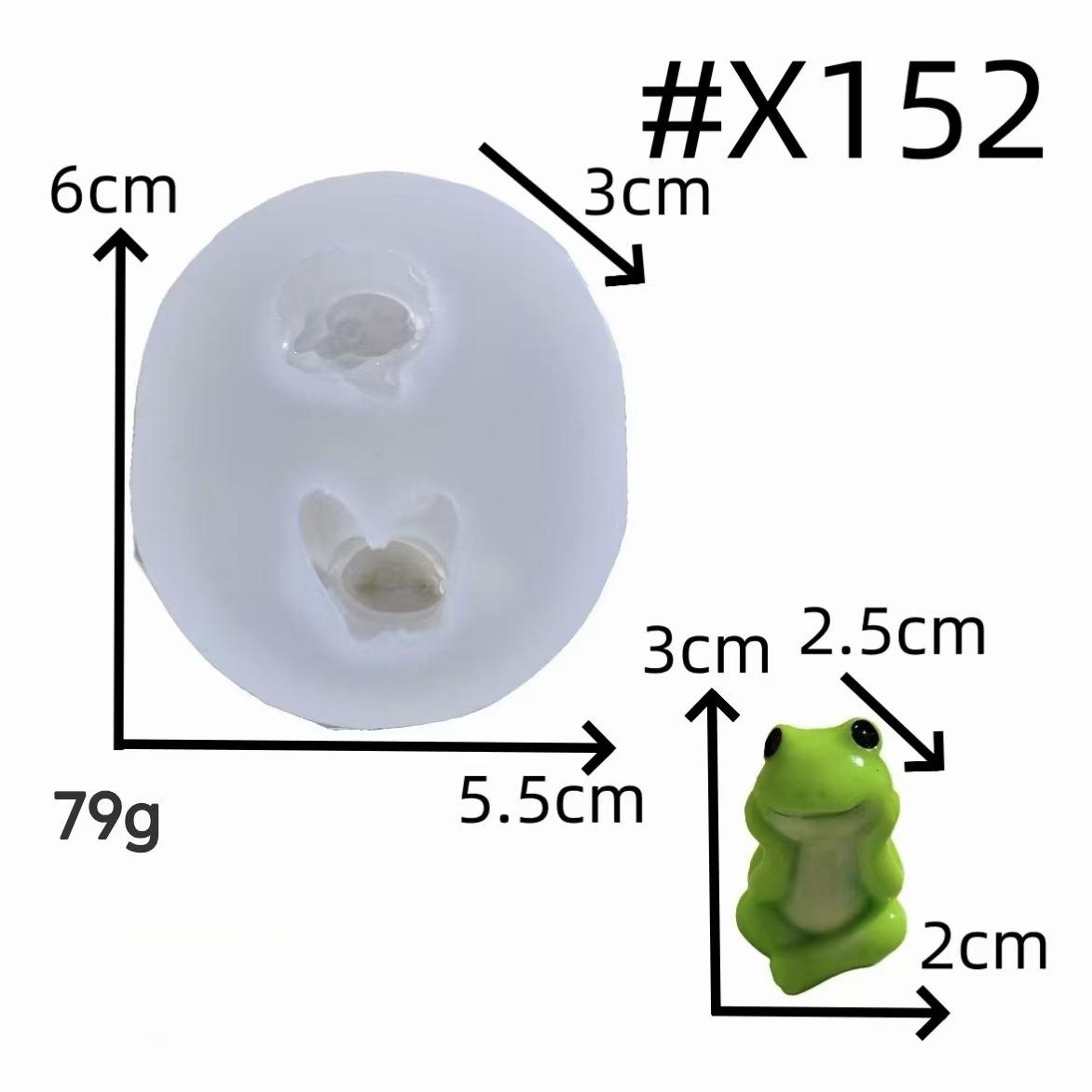 

Creative DIY Cartoon Funny Frog Silicone Molds 3d 4-hole Frog Fondant Candy Chocolate Mould DIY Plaster Epoxy Resin Mold Cake Decor