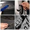 50/100Pcs 8mm Hole Plastic Rivets Fastener Screw Car Bumper Fender Fixed Buckle Auto Fastener Clips Automobile Accessories
