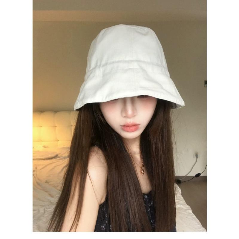 Korean Style Double Sided Bucket Hat Women Summer Thin Sun Protection Hat