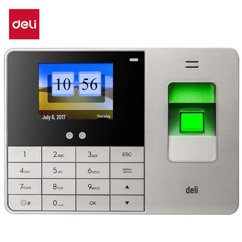 Deli 13751 Biometric Time Attendance Machine