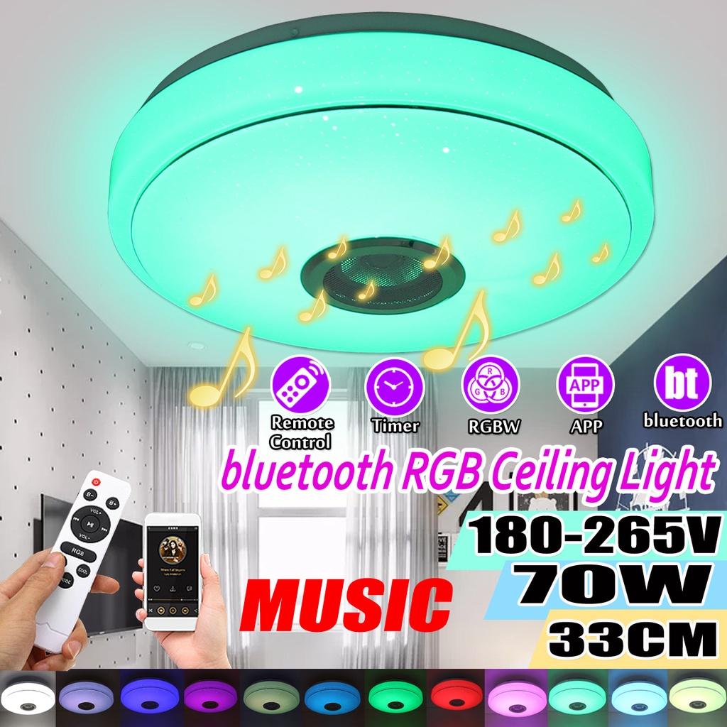 Smart rgb light Indoor Lighting Music Led Ceiling Light Lamp Modern ceiling lamp APP bluetooth Music Light with Remote Control 70W