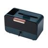 Tissue Box Cover Storage Organizer with Drawer Divider, Pen Glasses Makeup Organizer, Phone Stand
