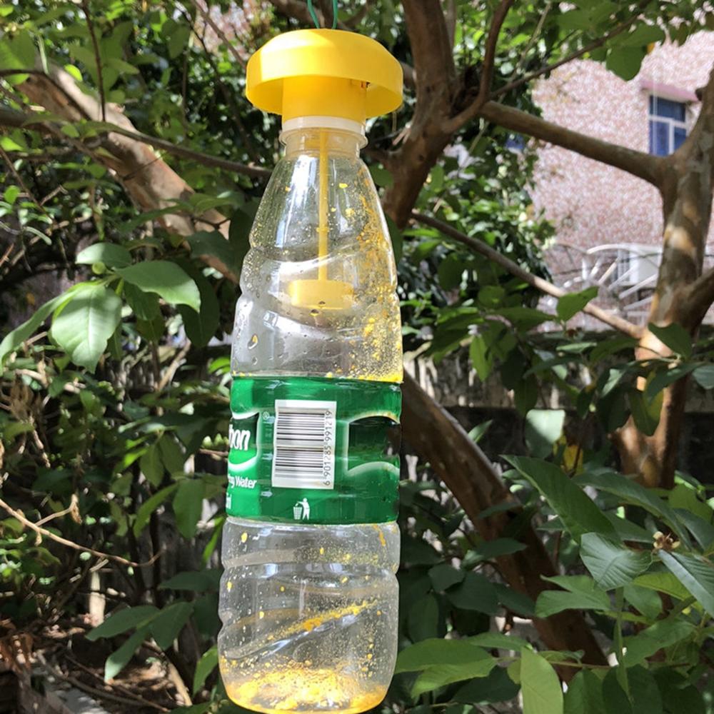 Fattoria Patio Esterno Afide Mosca Bianca Tappo di Bottiglia Controllo Parassiti Trappola per Moscerini della Frutta Insetticida Catturatore di Drosophila