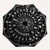 Spirit Board Ouija Divination Game Mat Black White Round TableclothUmbrella, Portable 3-Fold Umbrella for Men & Women,Christmas Gift ES268