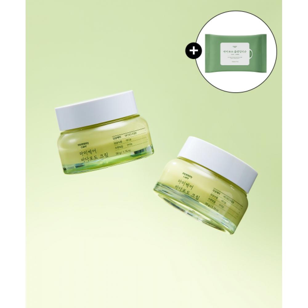 Mommycare [2pack] Sea Grape Pore Moisture Cream 50ml X 2  + Free Cleansing Tissue NONE