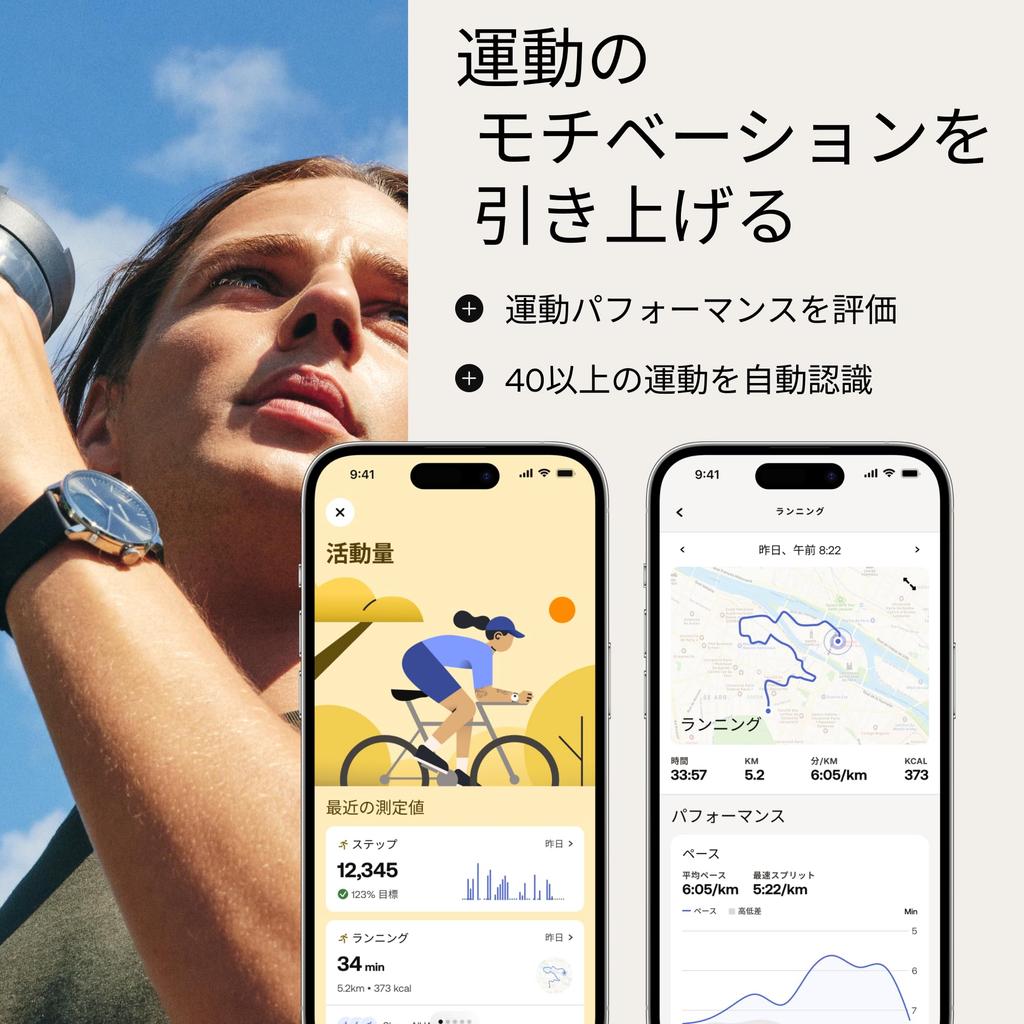 Withings ScanWatch a hybrid smartwatch with up to 30 days of battery life and a lightweight Japanese Light, French-made design. [Official Distributor]