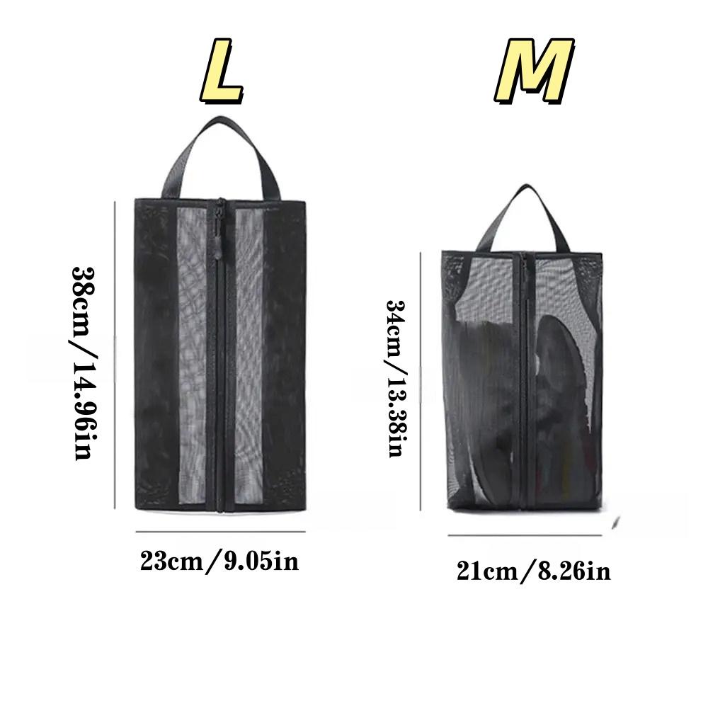 1pc Travel Shoe Bags with Zipper Closure for Men Women Waterproof Breathable Shoe Organize Storage Bags Makeup Laundry Bag