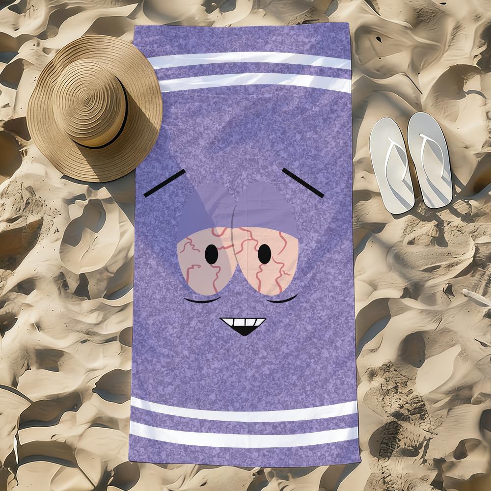 Cartoon Funny T-Towelie Towel Beach Towel Oversized Quick Dry Towel Absorbent Soft Swim BeachTowels for Men Women