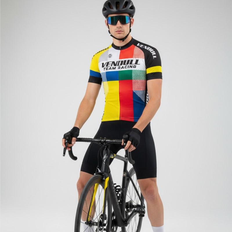 New Cycling Jersey Set 2026 Men Short Sleeve Cycling Clothing MTB Bike Uniform Ropa Maillot Ciclismo Summer Road Bicycle Wear