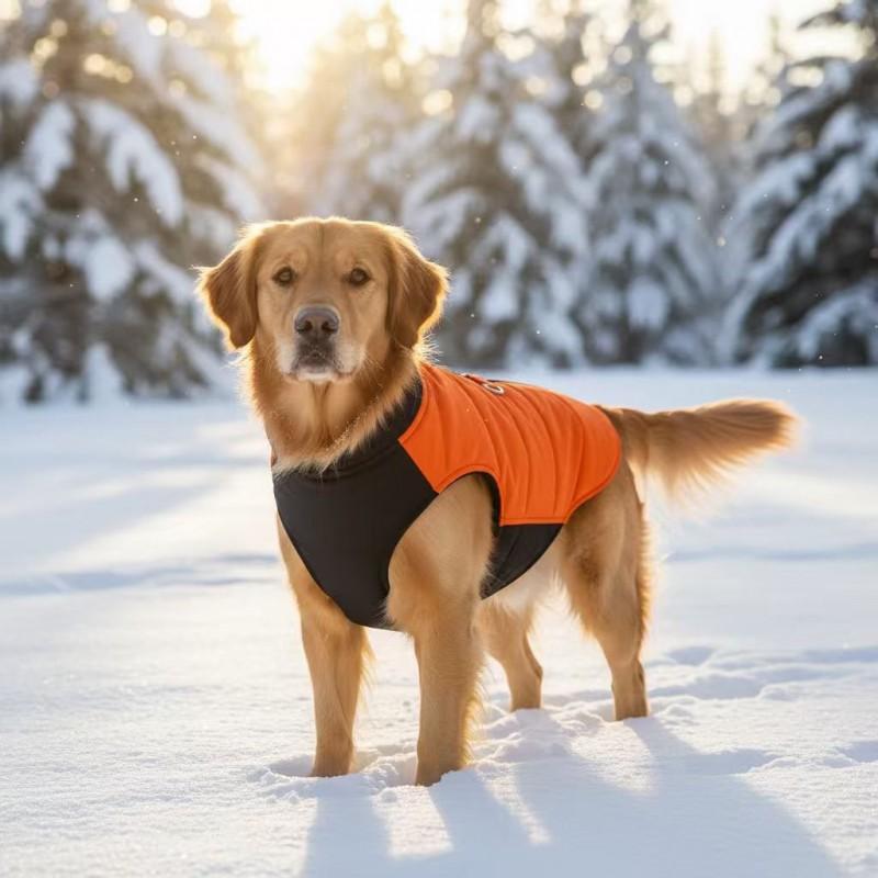 Warm Winter Dog Coat Thick Fleece Pet Jacket Small To Large Breeds Cold Weather Protection Fashionable
