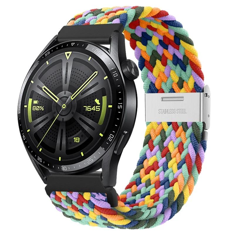 20mm Sport Nylon Strap For Samsung Galaxy Watch 5/6/pro/4/4 Classic/3 46mm/42mm/40mm/44mm Bracelet Active2 Gear S3  22mm Strap