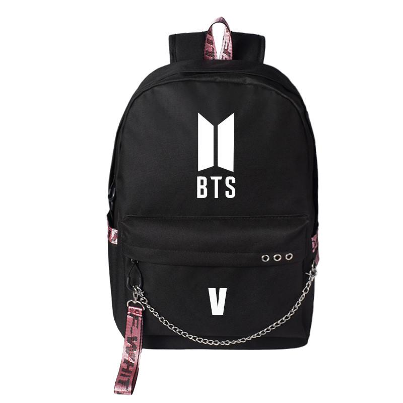 Bangtan Kpop Bts Boy USB Rucksack Lässige Schultasche Laptoptasche Reiserucksack