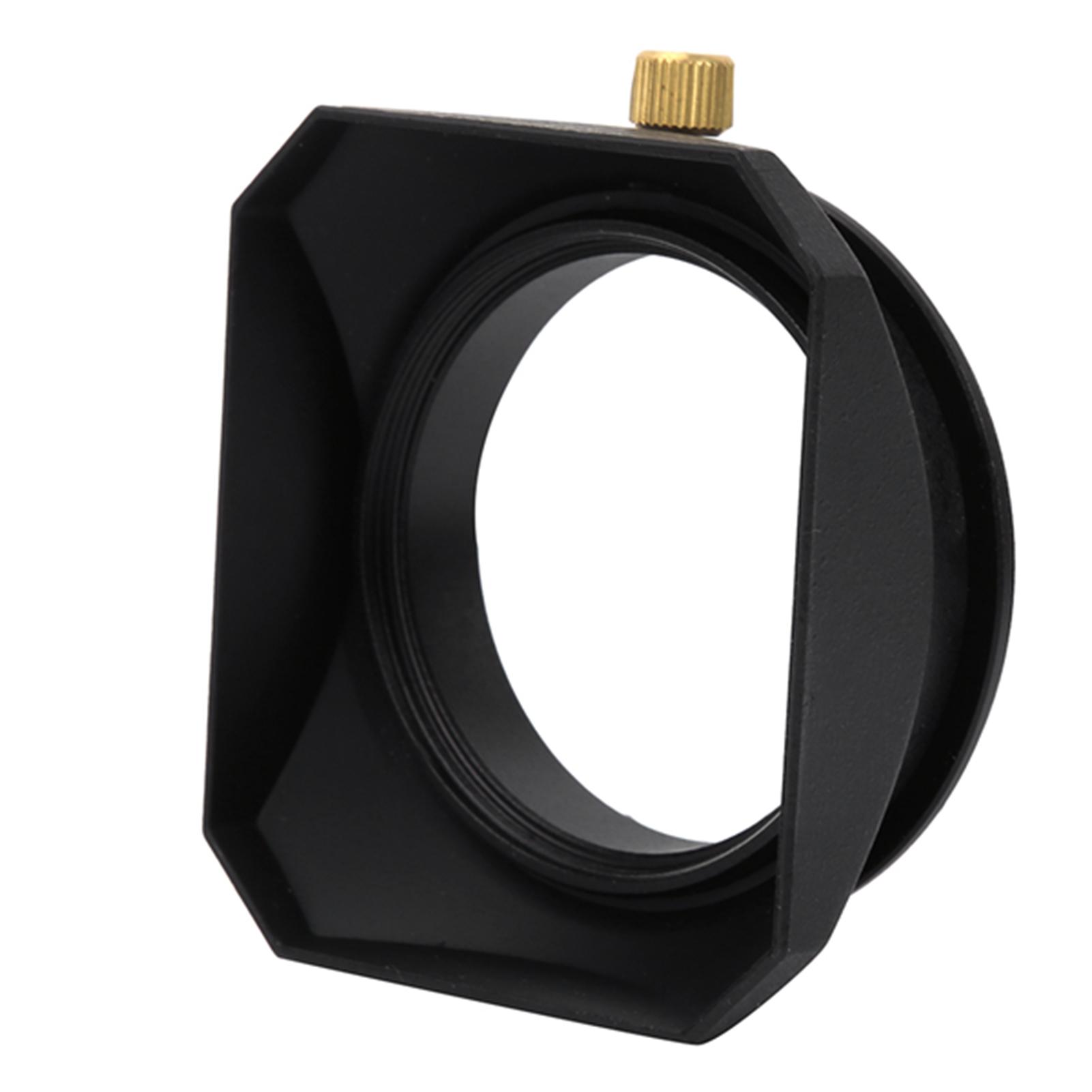 

Square Lens Hood Shade Accessory for Mirrorless Cameras Digital Video Camera Lens Filter 58mm