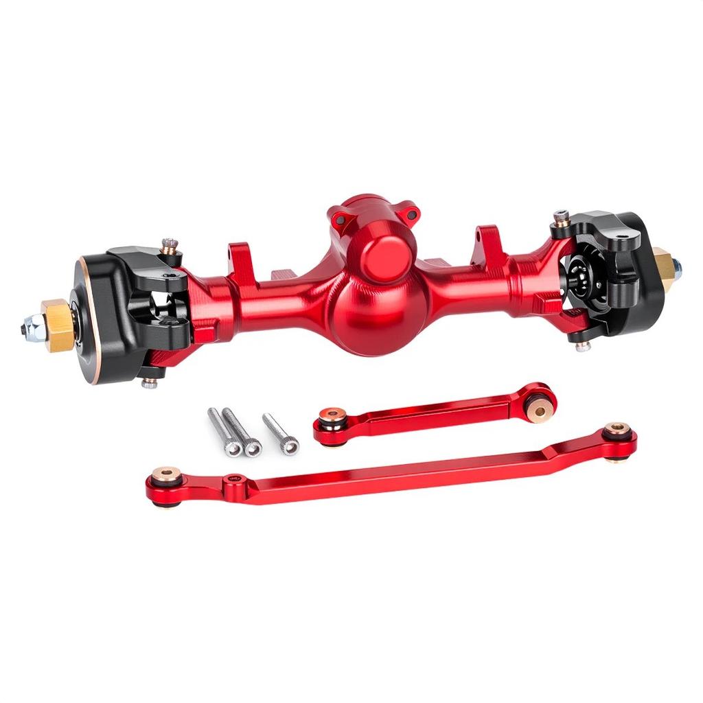 1/24 RC Crawler Special Planetary Front Rear Axle 52° Brass Steering Knuckle for Axial SCX24 C10 JLU Parts