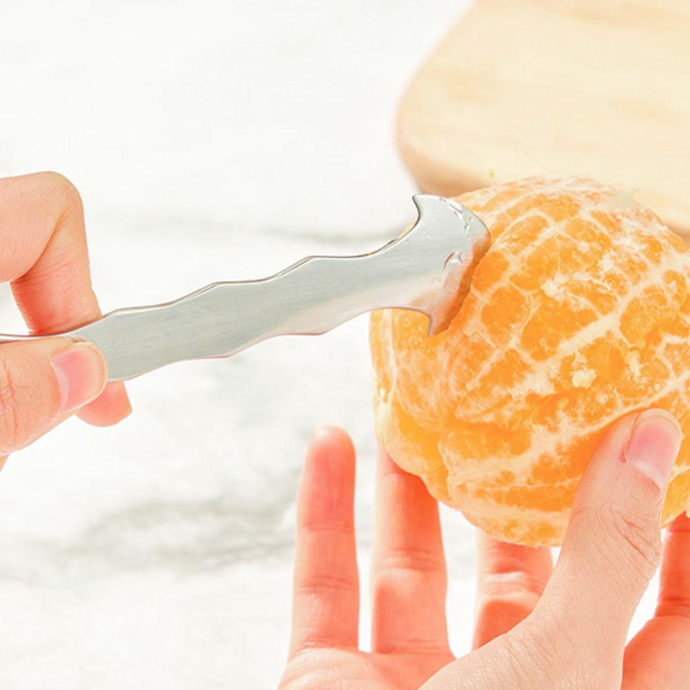 304 Stainless Steel Orange Peeler Rustproof Pomelo Peel Remover Portable Citrus Peeler  Lemon