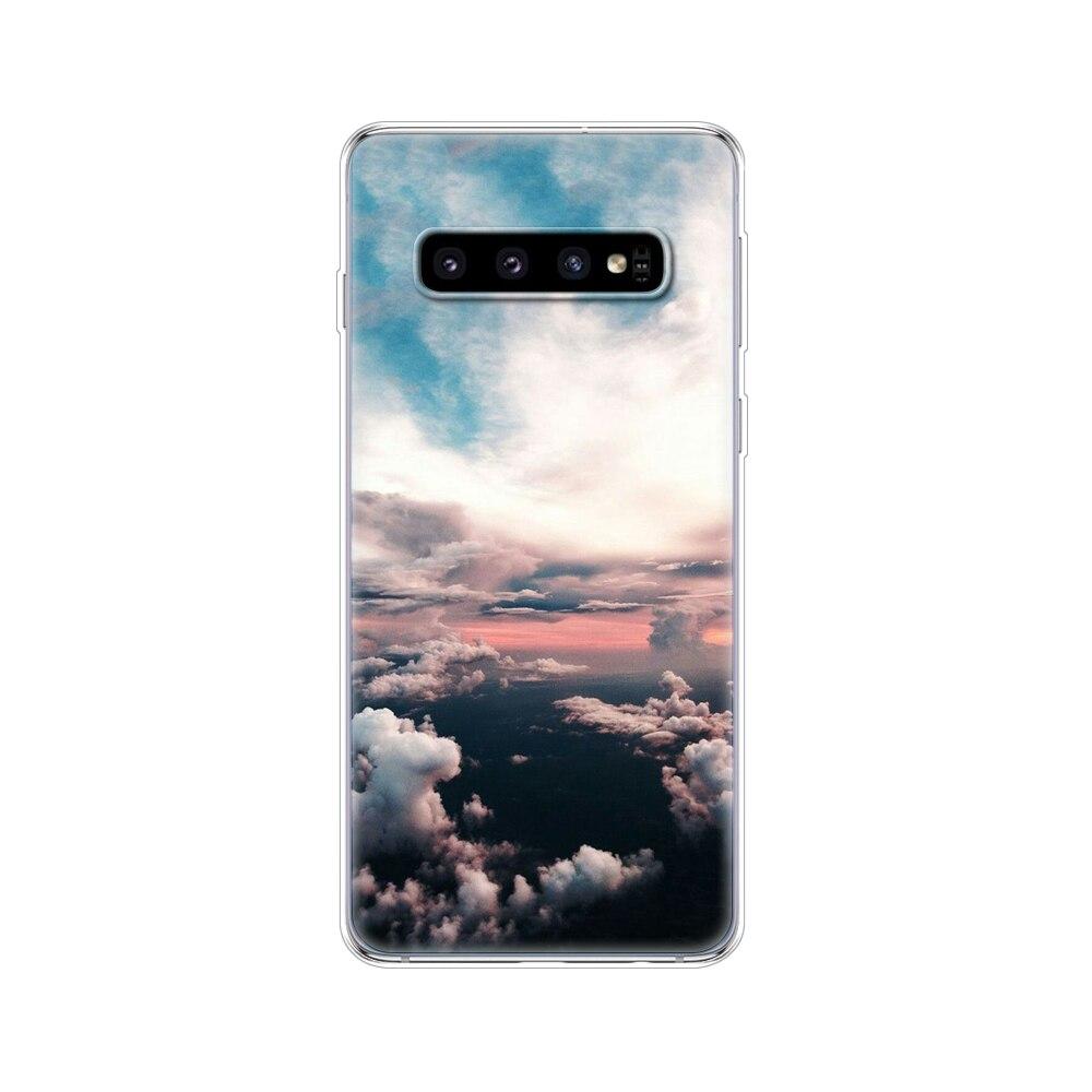 For Samsung Galaxy S10 Case S10Plus Silicone TPU Cover Phone S10 E Case On For Samsung S10 Plus G975F S 10 SM-G973F Transparent