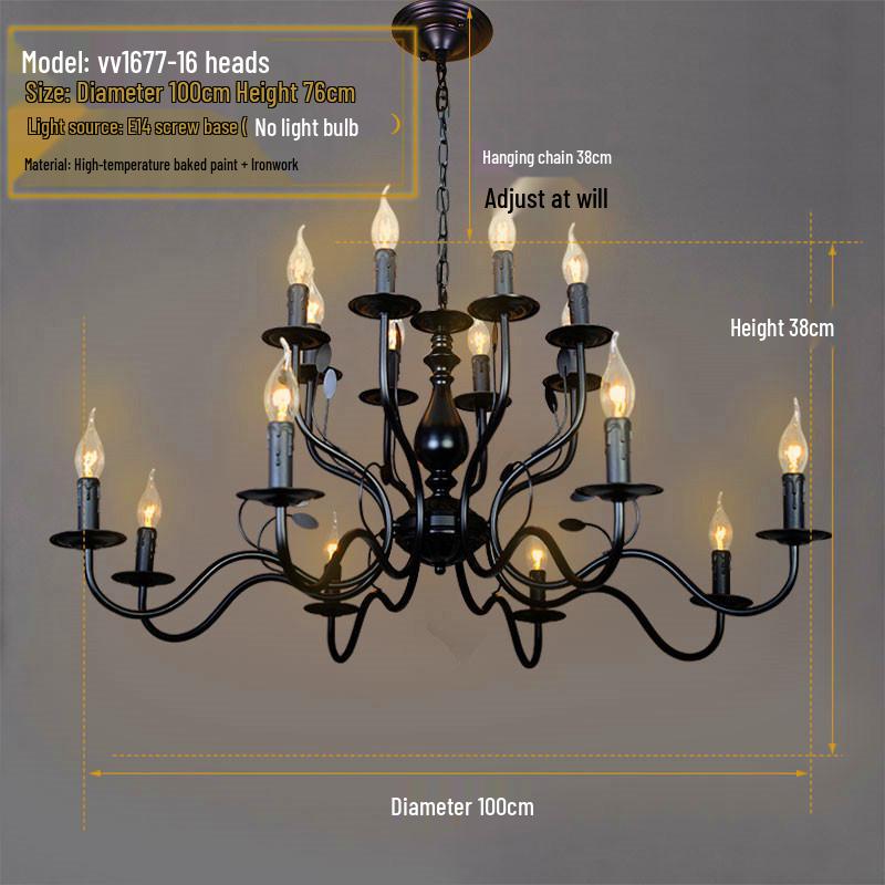 Double Layer Industrial Style Pendant Light for Coffee Shops & Restaurants