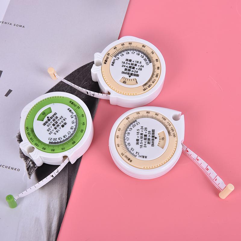 Bmi Body Measuring Tape Sewing Ruler Waist Tape Measure Portable Soft Measurement Ruler Practical Accessories