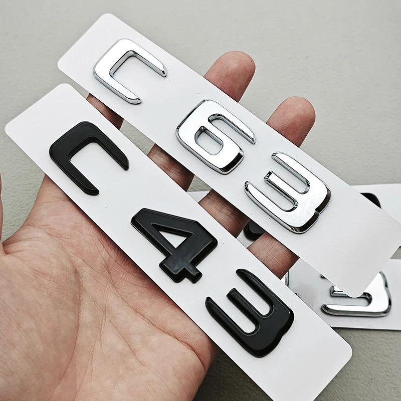 3D ABS Car Letters  Logo Rear Trunk Badge Emblem Decals  Car Sticker Accessories