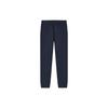Fila Pantalones Deportivos Casuales de Punto con Puño Estampado de Letras para Mujer, parte inferior Azul Oscuro F11W419602F-NV