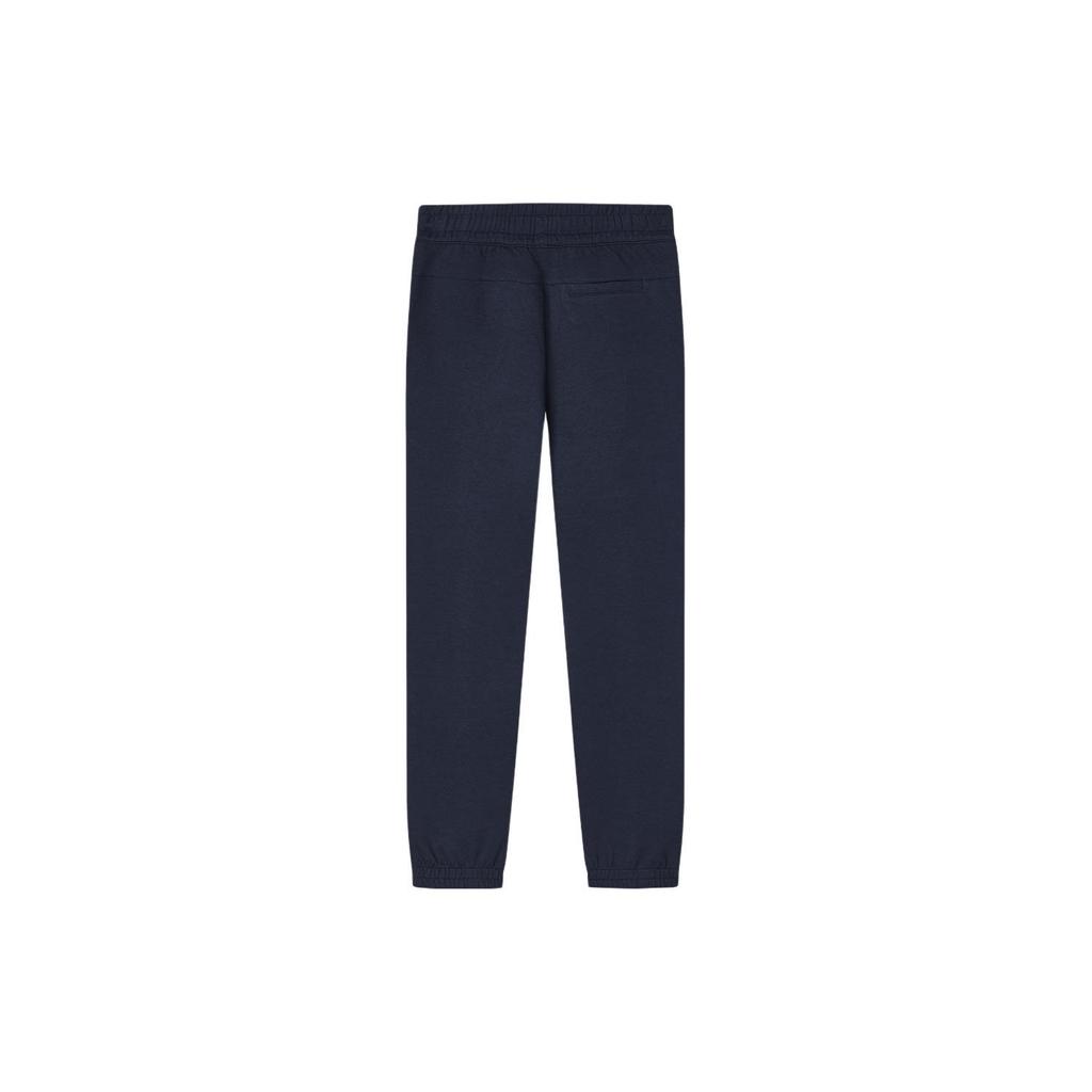 Fila Pantalones Deportivos Casuales de Punto con Puño Estampado de Letras para Mujer, parte inferior Azul Oscuro F11W419602F-NV