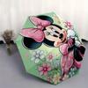 Disney Minnie Mouse,Floral Garden,Pastel Colors Manual Opening and Closing Umbrella - 8-Rib Reinforced Folding Design, Lightweight and Porta