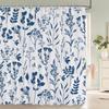 3d Printing Flowers Shower Curtains Bathroom Curtain Waterproof With Hooks Polyester Cloth 180x240cm Bath Home Decor Screen